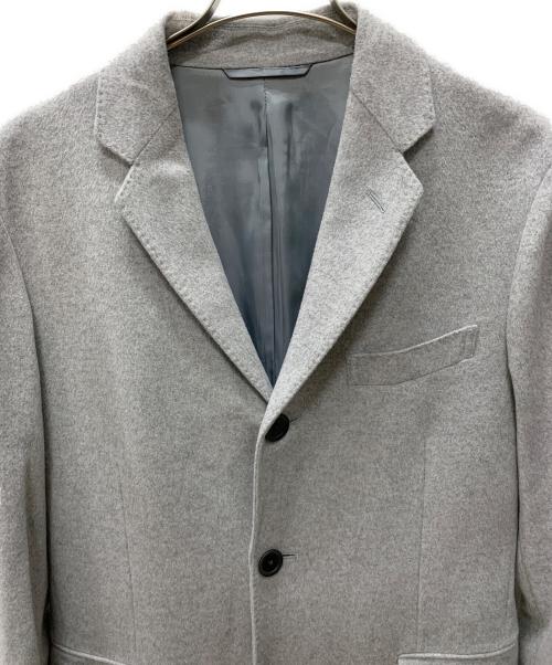 green label relaxing（グリーンレーベルリラクシング）green label relaxing (グリーンレーベルリラクシング) チェスターコート グレー サイズ:Lの古着・服飾アイテム