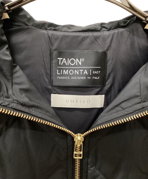 TAION（タイオン）TAION (タイオン) UNFILO (アンフィーロ) キルティングダウンベスト ブラック サイズ:Mの古着・服飾アイテム