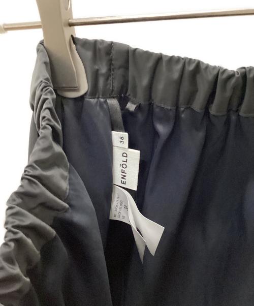 ENFOLD（エンフォルド）ENFOLD (エンフォルド) バンピー・スカート ブラック サイズ:38の古着・服飾アイテム