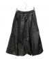 ENFOLD（エンフォルド）の古着「バンピー・スカート」｜ブラック
