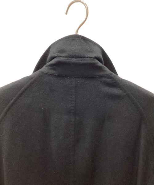 D'URBAN（ダーバン）D'URBAN (ダーバン) カシミヤステンカラーコート ブラック サイズ:Sの古着・服飾アイテム