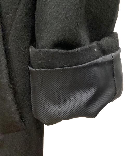 D'URBAN（ダーバン）D'URBAN (ダーバン) カシミヤステンカラーコート ブラック サイズ:Sの古着・服飾アイテム