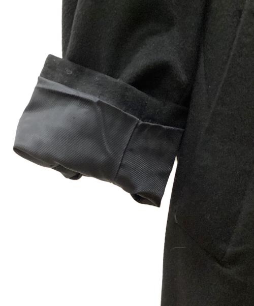 D'URBAN（ダーバン）D'URBAN (ダーバン) カシミヤステンカラーコート ブラック サイズ:Sの古着・服飾アイテム