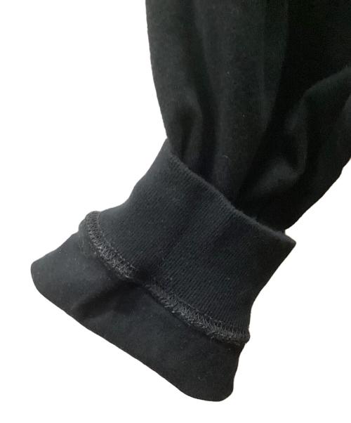 YOHJI YAMAMOTO（ヨウジヤマモト）YOHJI YAMAMOTO (ヨウジヤマモト) New Era (ニューエラ) ボックスロゴロングスリーブTシャツ ブラック サイズ:LARGEの古着・服飾アイテム