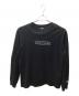 YOHJI YAMAMOTO（ヨウジヤマモト）の古着「ボックスロゴロングスリーブTシャツ」｜ブラック