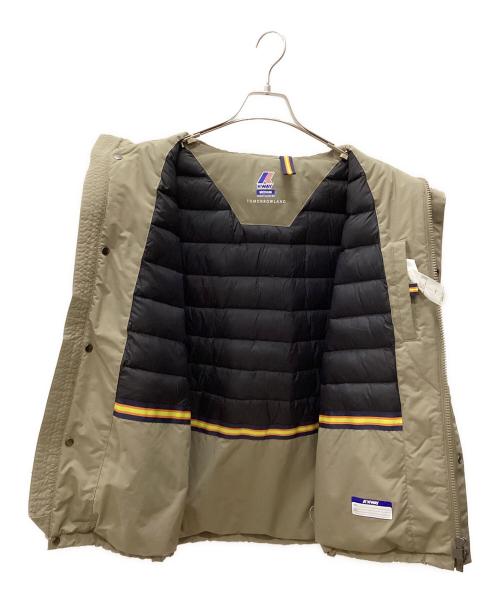 K-WAY（ケイウェイ）K-WAY (ケイウェイ) TOMORROW LAND (トゥモローランド) フィールドダウンジャケット ベージュ サイズ:Ｍの古着・服飾アイテム