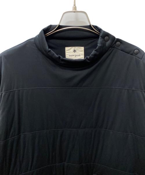 Snow peak（スノーピーク）snow peak (スノーピーク) フレキシブル インシュレイテッド ハーフジッププル ブラック サイズ:Mの古着・服飾アイテム
