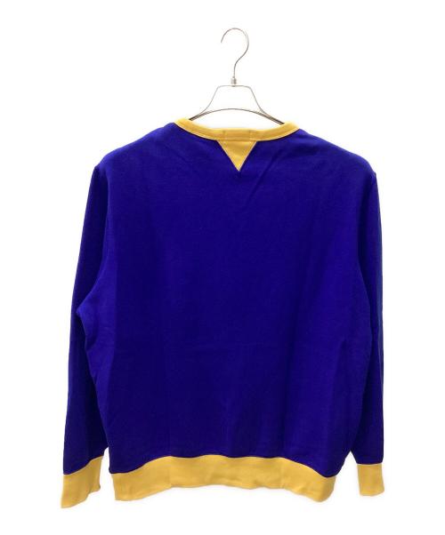 POLO RALPH LAUREN（ポロ・ラルフローレン）POLO RALPH LAUREN (ポロ・ラルフローレン) INSPRE イエロー×ブルー サイズ:XLの古着・服飾アイテム