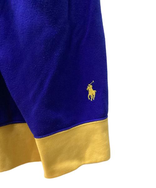 POLO RALPH LAUREN（ポロ・ラルフローレン）POLO RALPH LAUREN (ポロ・ラルフローレン) INSPRE イエロー×ブルー サイズ:XLの古着・服飾アイテム