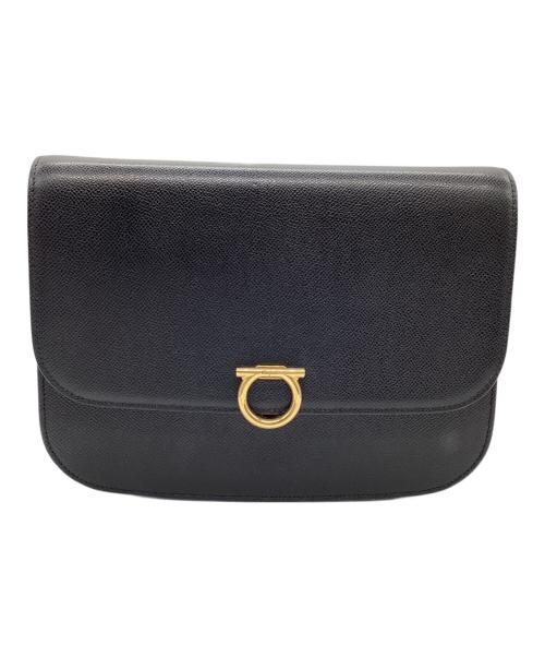 Salvatore Ferragamo（サルヴァトーレ フェラガモ）Salvatore Ferragamo (サルヴァトーレ フェラガモ) ショルダーバッグ ブラックの古着・服飾アイテム