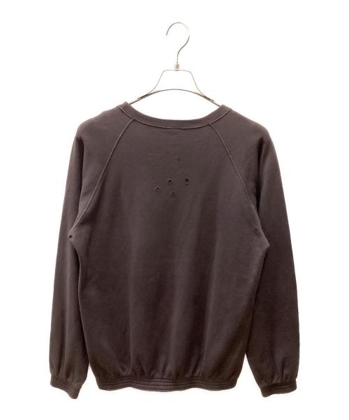 NUMBER (N)INE（ナンバーナイン）NUMBER (N)INE (ナンバーナイン) 弾痕 サークル スカル スウェット パープル サイズ:2の古着・服飾アイテム