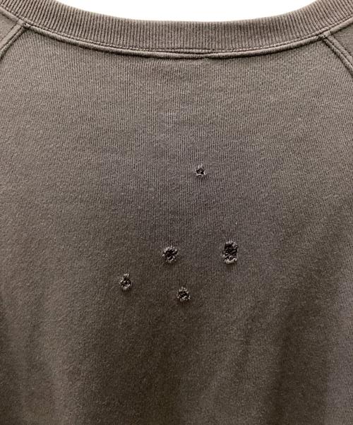 NUMBER (N)INE（ナンバーナイン）NUMBER (N)INE (ナンバーナイン) 弾痕 サークル スカル スウェット パープル サイズ:2の古着・服飾アイテム