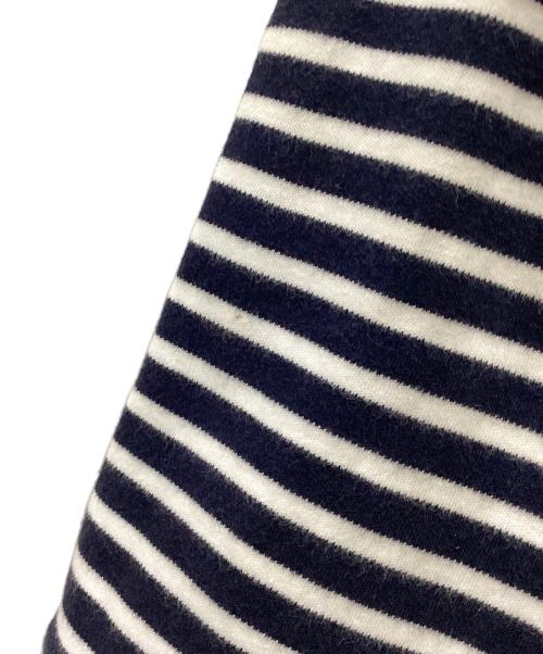 Saint Laurent Paris（サンローランパリ）Saint Laurent Paris (サンローランパリ) 長袖カットソー ネイビー×ホワイト サイズ:XSの古着・服飾アイテム