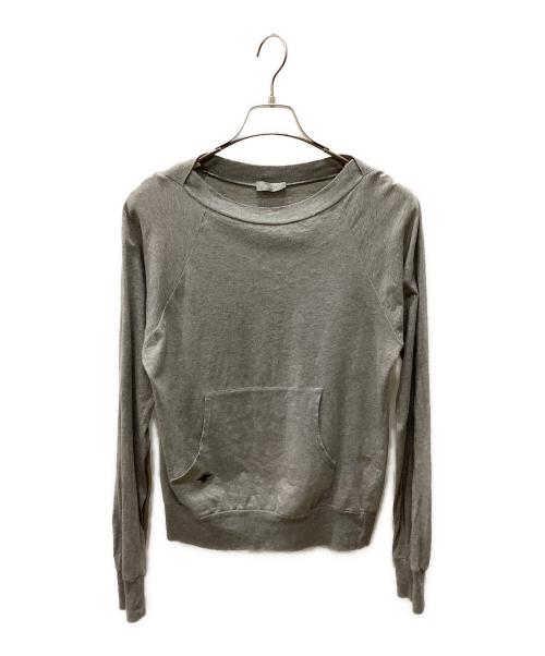 DIOR HOMME（ディオール オム）DIOR HOMME (ディオール オム) 長袖カットソー ライトグレー サイズ:Sの古着・服飾アイテム