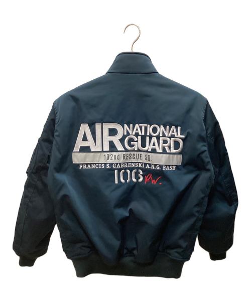 AVIREX（アヴィレックス）AVIREX (アヴィレックス) ニューヨーク エアーナショナルガード ネイビー サイズ:Mの古着・服飾アイテム
