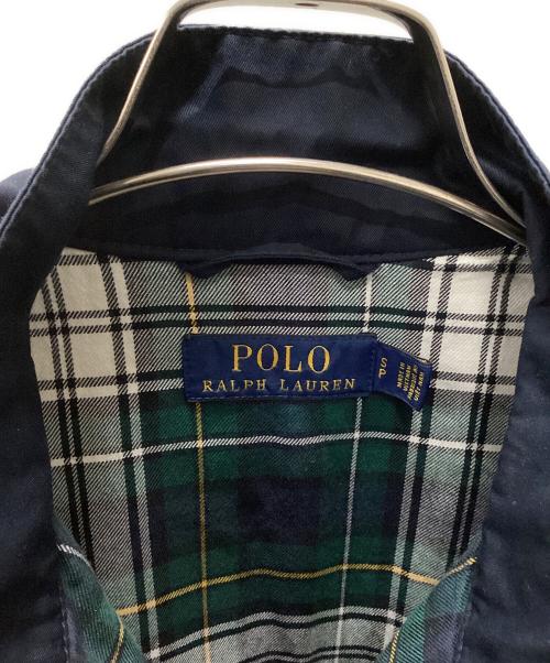 POLO RALPH LAUREN（ポロ・ラルフローレン）POLO RALPH LAUREN (ポロ・ラルフローレン) ハリントンジャケット ネイビー サイズ:Sの古着・服飾アイテム