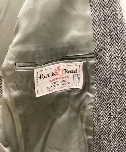 Harris Tweed（ハリスツイード）Harris Tweed (ハリスツイード) CRICKEREER テーラードジャケット グレー サイズ:表記無しの古着・服飾アイテム