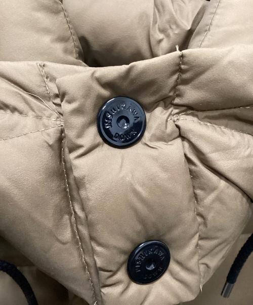 nano・universe（ナノ・ユニバース）nano・universe (ナノ・ユニバース) 西川ダウン (ニシカワダウン) ダウンジャケット ブラウン サイズ:XLの古着・服飾アイテム