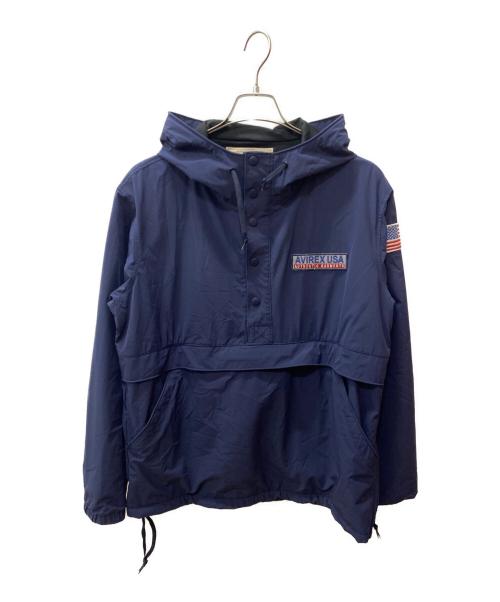 AVIREX（アヴィレックス）AVIREX (アヴィレックス) アノラックパーカー ネイビー サイズ:Lの古着・服飾アイテム