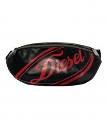 DIESEL（ディーゼル）の古着「ボディーバッグ」｜ブラック×レッド