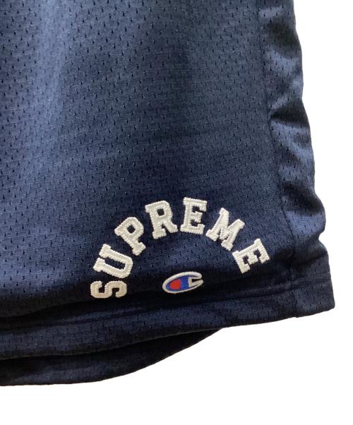 Champion（チャンピオン）Champion (チャンピオン) Supreme (シュプリーム) Mesh Short ネイビー サイズ:2XLの古着・服飾アイテム