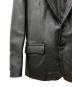 LIUGOO LEATHERS (リューグーレザーズ) ラムレザーテーラードジャケット ブラック サイズ:M：6000円