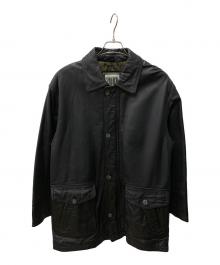 via nuova pelle（ヴィア ヌーヴァ ペレ）の古着「レザーコート」｜ブラック