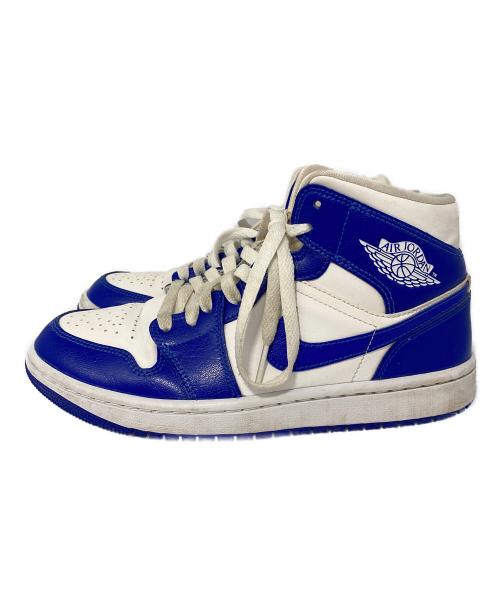 NIKE（ナイキ）NIKE (ナイキ) Air Jordan 1 Mid Kentucky Blue ブルー×ホワイト サイズ:24.5cmの古着・服飾アイテム