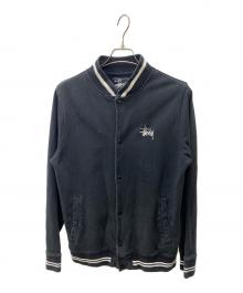 stussy（ステューシー）の古着「スタジャン」｜ブラック