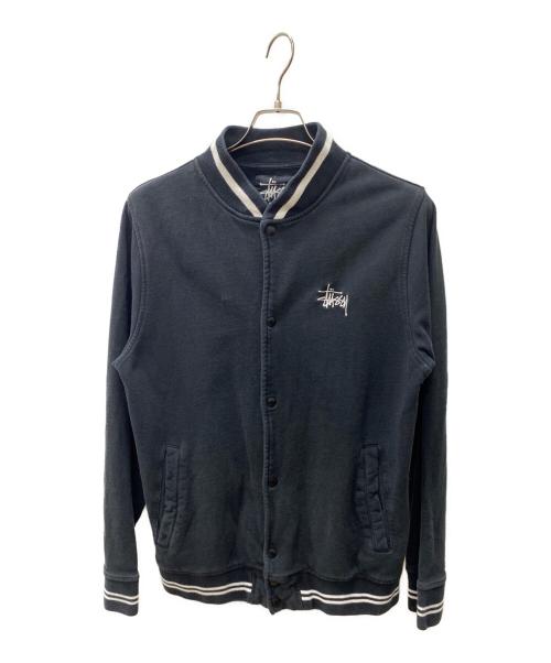 stussy（ステューシー）stussy (ステューシー) スタジャン ブラック サイズ:XLの古着・服飾アイテム
