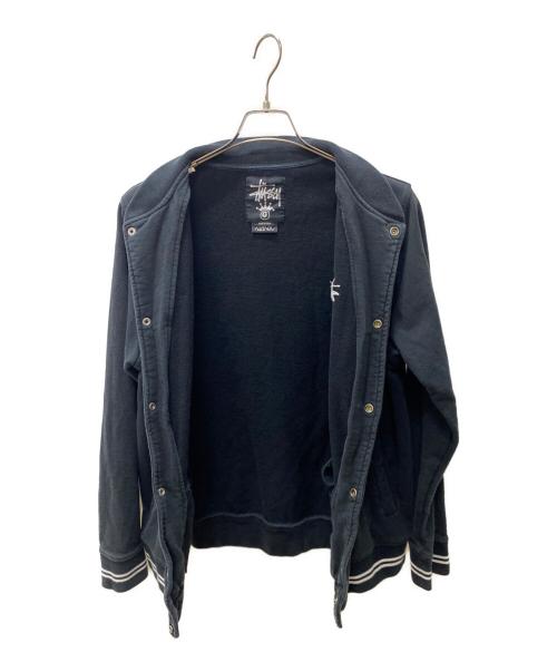 stussy（ステューシー）stussy (ステューシー) スタジャン ブラック サイズ:XLの古着・服飾アイテム