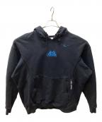 NIKE×OFFWHITEナイキ×オフホワイト）の古着「FLC HOODIE BLACK 22HO-S」｜ネイビー