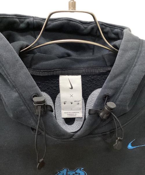 NIKE（ナイキ）NIKE (ナイキ) OFFWHITE (オフホワイト) FLC HOODIE BLACK 22HO-S ネイビー サイズ:Lの古着・服飾アイテム