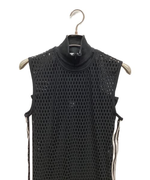 adidas（アディダス）adidas (アディダス) リブワンピース ブラック サイズ:Sの古着・服飾アイテム