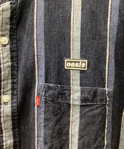 LEVI'S（リーバイス）LEVI'S (リーバイス) oasis (オアシス) 長袖シャツ ネイビー サイズ:Lの古着・服飾アイテム