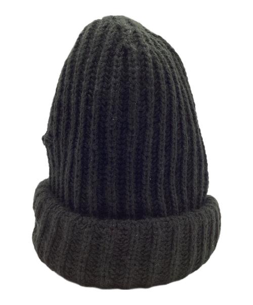 SUPREME（シュプリーム）SUPREME (シュプリーム) Classic Logo Chunky Ribbed Beanie ブラックの古着・服飾アイテム