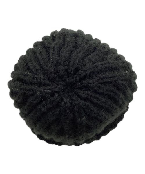 SUPREME（シュプリーム）SUPREME (シュプリーム) Classic Logo Chunky Ribbed Beanie ブラックの古着・服飾アイテム