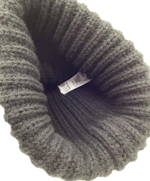 SUPREME（シュプリーム）SUPREME (シュプリーム) Classic Logo Chunky Ribbed Beanie ブラックの古着・服飾アイテム