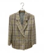 Burberry'sバーバリーズ）の古着「テーラードジャケット」｜アイボリー×ネイビー
