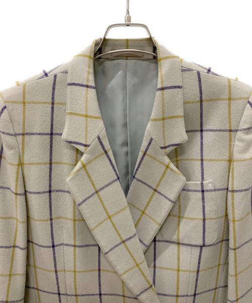 Burberry's（バーバリーズ）Burberry's (バーバリーズ) テーラードジャケット アイボリー×ネイビー サイズ:9ARの古着・服飾アイテム