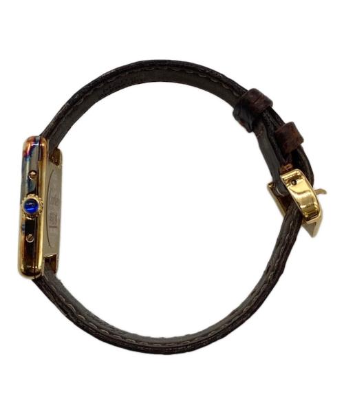 Cartier（カルティエ）Cartier (カルティエ) マストタンクヴェルメイユ ベージュの古着・服飾アイテム