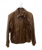 Timberlandティンバーランド）の古着「レザージャケット」｜ブラウン