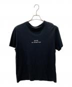A.P.C.アーペーセー）の古着「ロゴTシャツ」｜ブラック