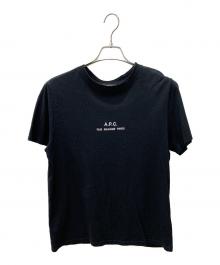 A.P.C.（アーペーセー）の古着「ロゴTシャツ」｜ブラック