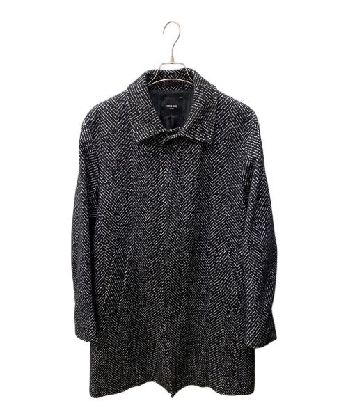 MEN'S BIGI（メンズビギ）MEN'S BIGI (メンズビギ) ステンカラーコート ブラック サイズ:04の古着・服飾アイテム