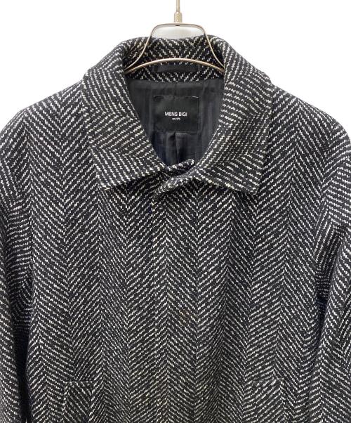 MEN'S BIGI（メンズビギ）MEN'S BIGI (メンズビギ) ステンカラーコート ブラック サイズ:04の古着・服飾アイテム