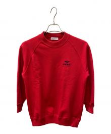 adidas（アディダス）の古着「ラグランスウェット」｜レッド