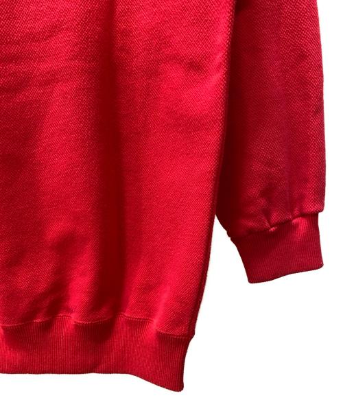 adidas（アディダス）adidas (アディダス) ラグランスウェット レッド サイズ:Sの古着・服飾アイテム