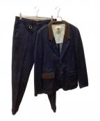 Nasngwamナスングワム）の古着「2Bデニムセットアップ」｜ネイビー