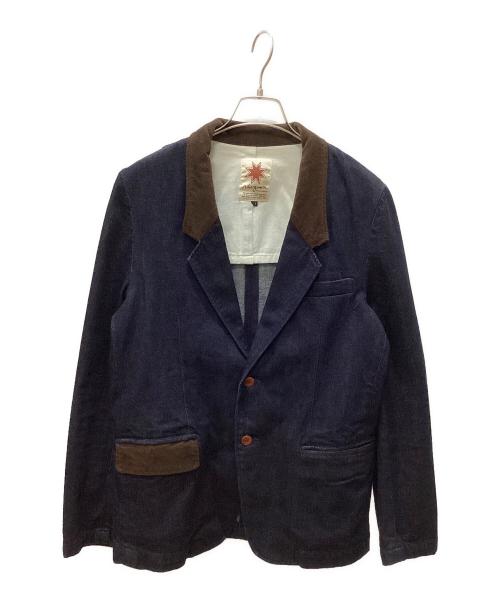 Nasngwam（ナスングワム）Nasngwam (ナスングワム) 2Bデニムセットアップ ネイビー サイズ:Mの古着・服飾アイテム